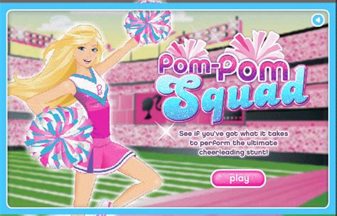 cheerleader barbie|barbie cheerleader game.